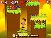 Флеш игра онлайн Дора приключения со звездами / Dora Adventure With Stars
